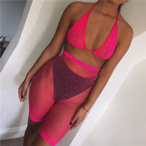 Crop Top High Waist Skinny