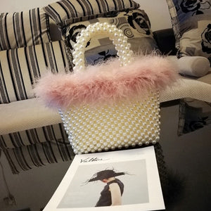 Pearls & Fur Handbag