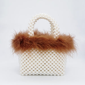 Pearls & Fur Handbag