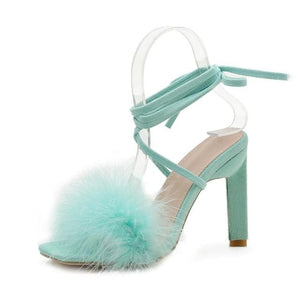 Heel Lace-up Dress