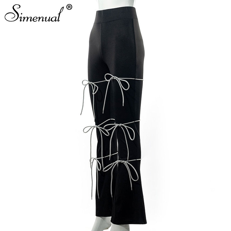 Cut Pants Fashion Trousers